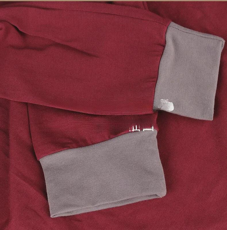Men's V-Neck Thin Cotton Sweater - Slim, Warm Long-Sleeve Top for Autumn