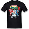 BAIYüRE Samurai Pizza Cats T Shirt Streetwear Big Size Cotton Short Sleeve Custom Tshirt BlackOne Size