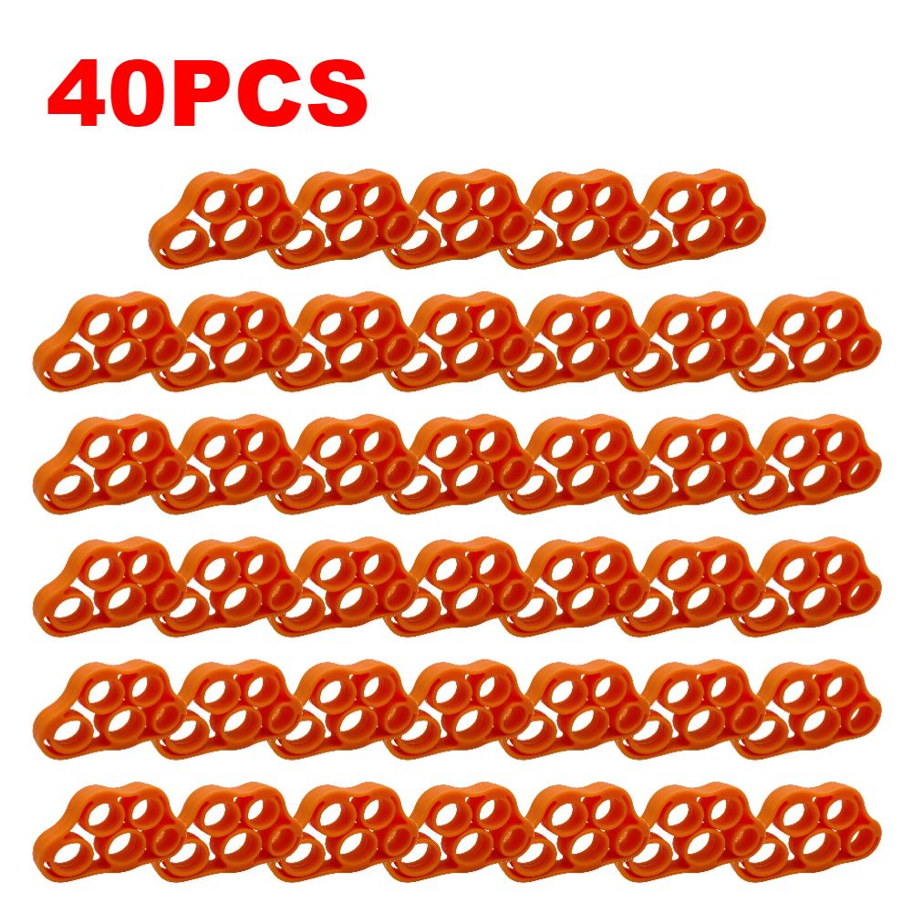 10-40PCS Silicone Finger Gripper 5 Fingers Strengthener Trainer Elastic Wrist Stretcher Finger Expander For Fitness Training New