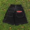 European and American high street shorts skateboard pants pattern couple hiphop hip hop denim shorts source manufacturer wholesale