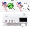 UV Toothbrush Holder with 1200mAh Battery Smart Induction Wall Mount Toothbrush Rack USB Charging