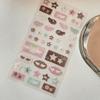 Cute Y2K Pink Star Stickers Shiny Musical Note Decals Scrapbooking for Phone Case DIY Kawaii Girl Decor Laser Decor Stickers