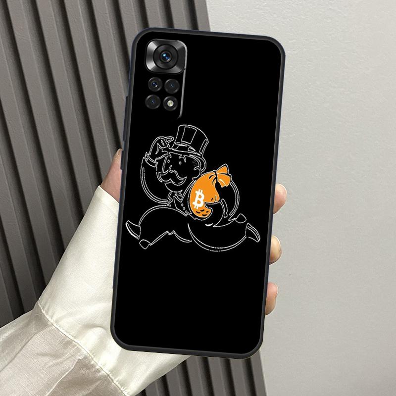 Cartoon Dollar Monopolys Case For Xiaomi Redmi Note 11 11S 10 10S 9 9S 8 12 Pro Redmi 9 10 12C 9C 9T 10A 10C Cover