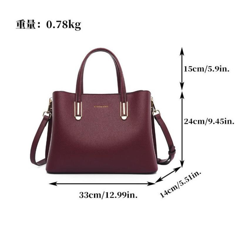 Bolsa de mão feminina bolsa nova couro macio bolsa tote de grande capacidade bolsa temperamento mãe bolsa feminina da moda para o dia a dia