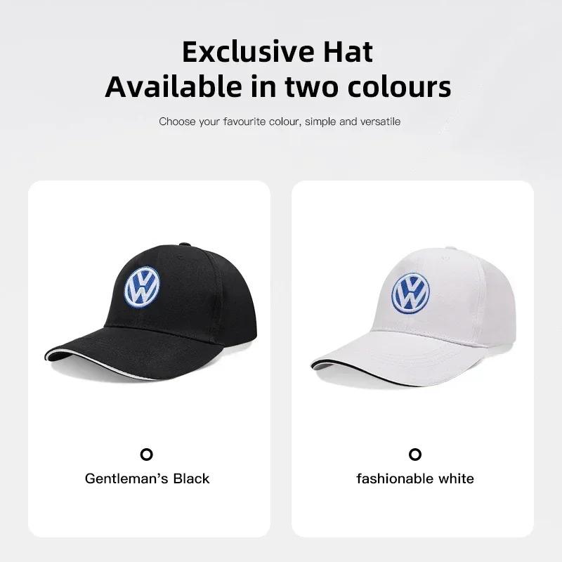 VW Emblem Embroidered Car Adjustable Racing Sport Baseball Hat Motorcycle Casual Cap For VW Golf Polo Tiguan Passat B6 Rline GTILP5