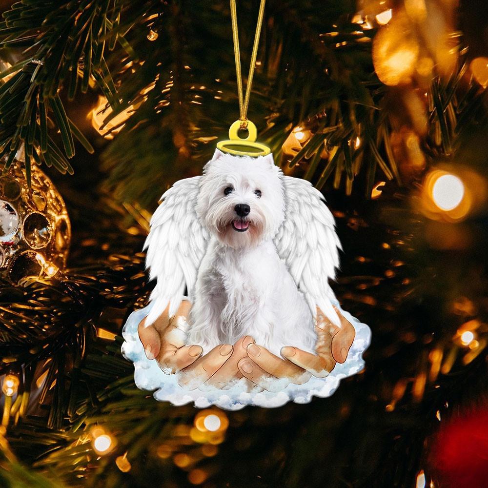 Creative Angel Wing Dog Christmas Decoration Acrylic/organic Glass Cartoon Style