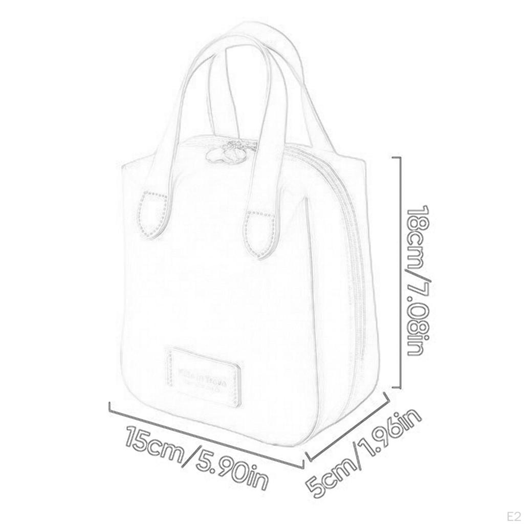 Travel Cosmetic Bag PU Leather Makeup with Handle Multipurpose Toiletry for Eyebrow Pencil