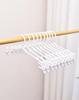 Seamless Plastic Hanger for Men's & Women's Pants, Underwear, Bras, and Panties - Drying Rack with Clips