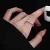 Trendy Adjustable Women's Beaded Open Ring - Versatile & Stylish Index Finger Accessory