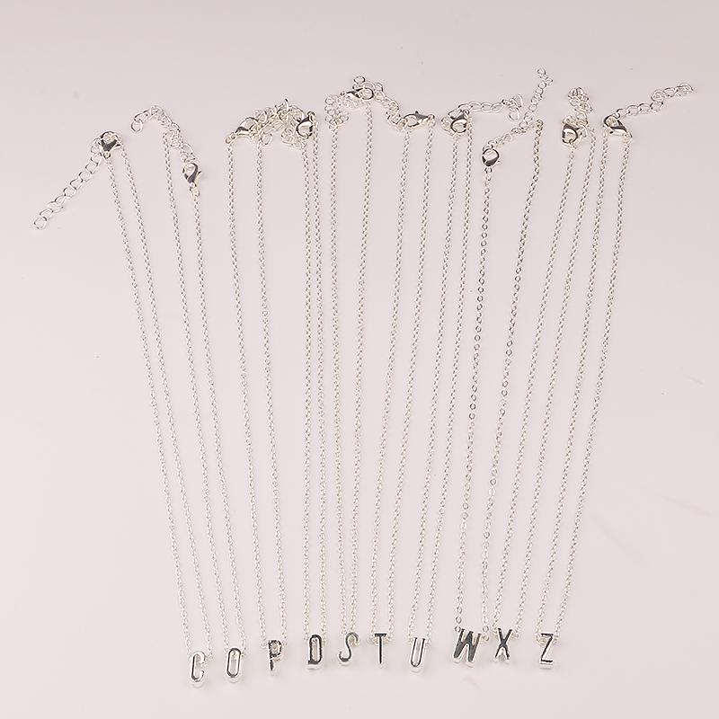 Women's 26 Letters Necklace DIY Link Party Gift uygun fiyatlı satın ...