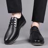 Casual Men's Leather Shoes Minimalist Comfortable Gentleman Style Leisure Business Office Comfortable Quality Shoes Breathable