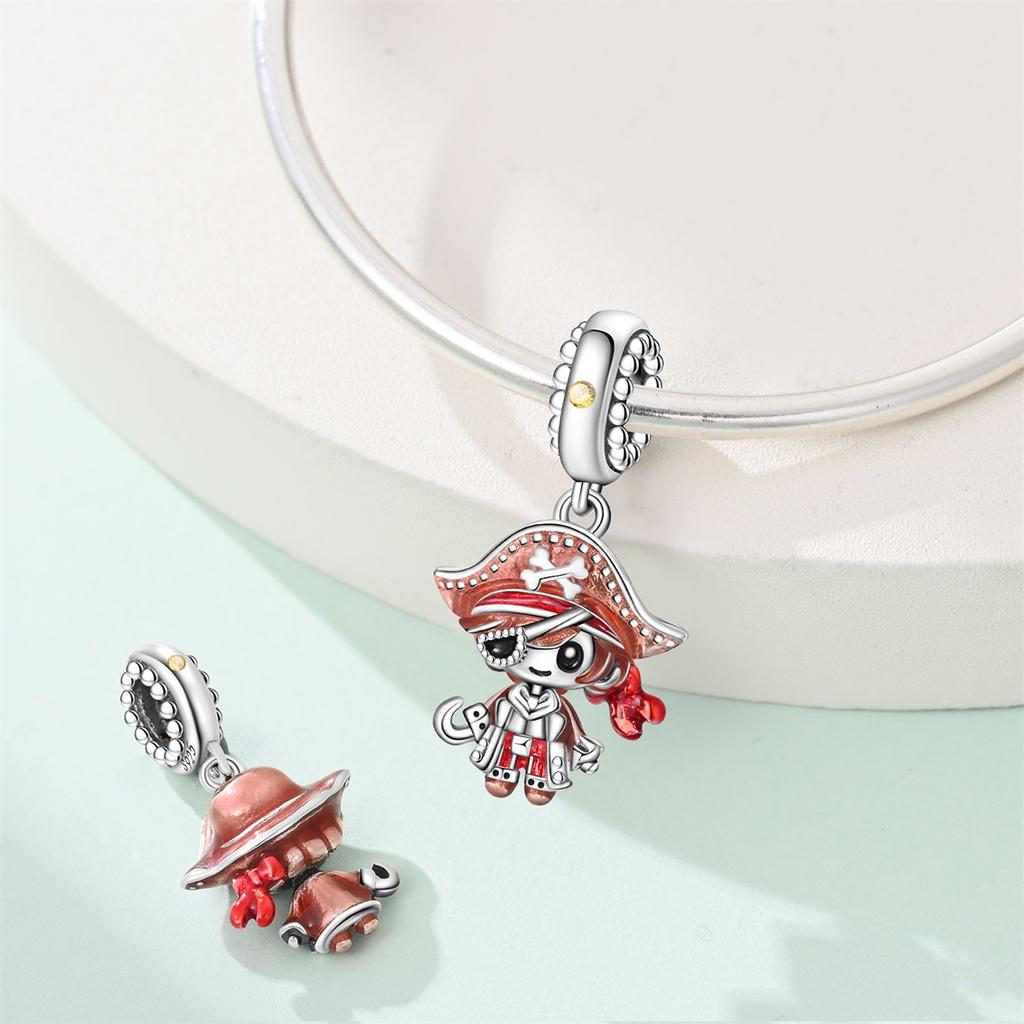 Copper Metal Perfume bottle Cute animal Bead Components Charm Bead Components Compatible With Authentic Original Bracelet High Quality Fine Jewelry