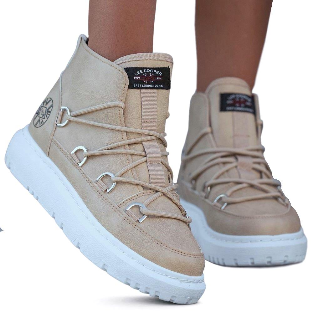Lee Cooper Women's Sports Boots Beige 37