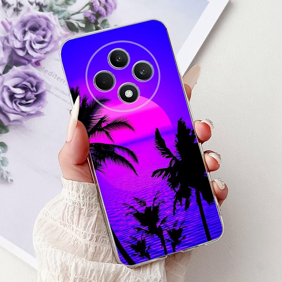 For Oppo Reno 12F 4G Case CPH2687 Stylish Butterfly Painted Cover Soft Silicone Case For Oppo Reno12 F Reno 12 FS Reno12F Bumper