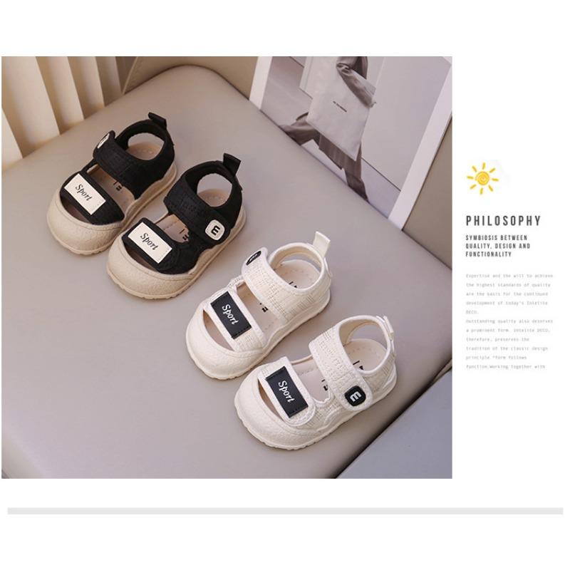 Baby boy bag head sandals summer new baby shoes soft sole non-slip toddler shoes 0-1-3 year old toddler shoes women 4