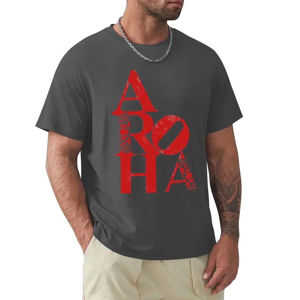 Aroha (love for the people) TShirt hippie clothes vintage anime tshirt anime figures big and tall t shirts for Unisex