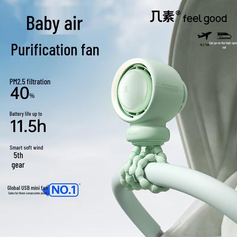 Ventilatore Flessibile per Passeggino Polpo JISULIFE