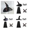 Witch Cosplay Costume Including Witch Cloak Witch Hat Eyemask and Gloves, for Girl Cosplay Party Carnivals Masquerade
