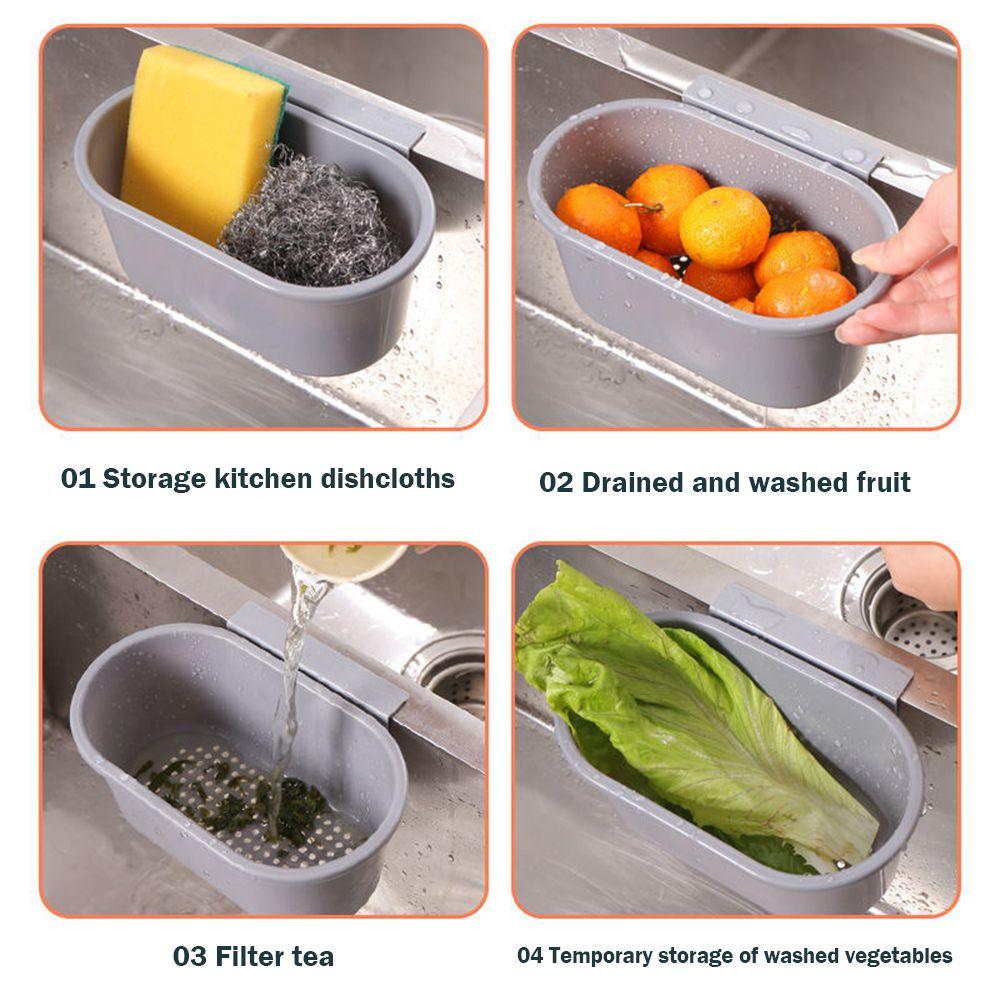 Design Filter fast Nordic style Hangable Kitchen gadget Storage Sink Drain Basket Drain sink
