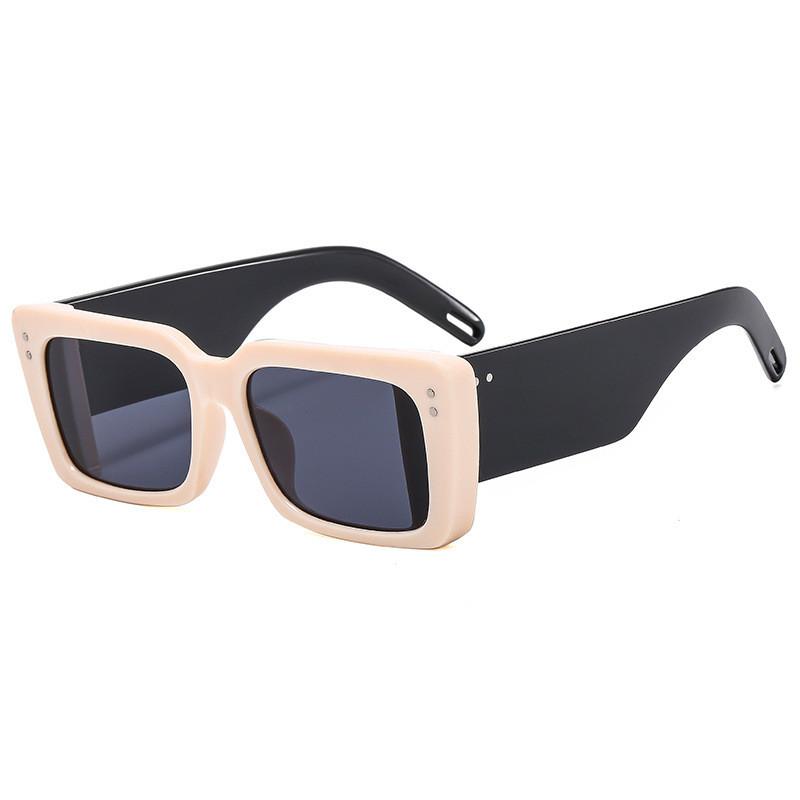 Hip Hop Square Frame Sunglasses For Men Women Uv400 Polarized Outdoor Fashion Accessory