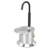 Hot 50ML Single Tube Moka Pot 1 Cup Aluminum Alloy Spout Stovetop Italian Moka Coffee Maker for Outdoor Parties Travel