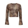 VEROMODA Women's Distressed Ribbed Knit Sweater