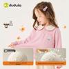 Dudu Home Children's Winter Long-Sleeve Peter Pan Collar T-Shirt