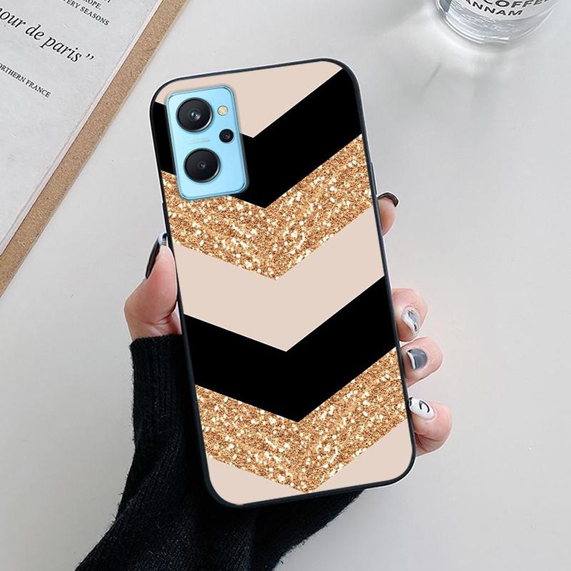Voor OPPO Realme 9i Hoesje Mode Panda Bloemen Zacht Siliconen Achterhoezen voor Realme9i 4G Realme9 i Cover RMX3491 etui Fundas tas