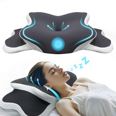 Schmetterling Memory Foam Kissen Schmetterlingsförmiges Entspannendes Zervikales Langsames Rückfederungs Nackenkissen Schmerzlinderung Schlafen Orthopädische Bedingung