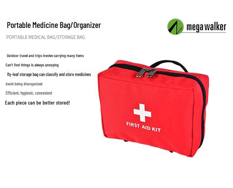 Multifunctional Outdoor First Aid Kit: Portable Emergency Medical Bag for Car & Home