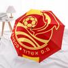 Soccer Team Logo Automatic Opening and Closing, 8 Rib Structure Portable Umbrella, Suitable for Men and Women In All Seasons  Perfect Gift F