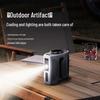 2026 Rechargeable High-Speed Waist Fan with Digital Display for Extreme Cooling Outdoors