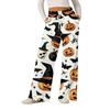 Women's Halloween Printed Fashionable Loose Casual Wide Leg Pants