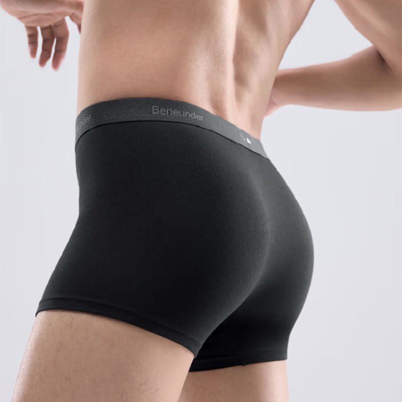 beneunder Men's Skin-feel Modal Underwear 3-Pack