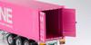 Kyosho Original UD Quon GK Nippon Trex Container Finished Product KS03939B 1/43 Semi-Trailer (White/ONE Container)