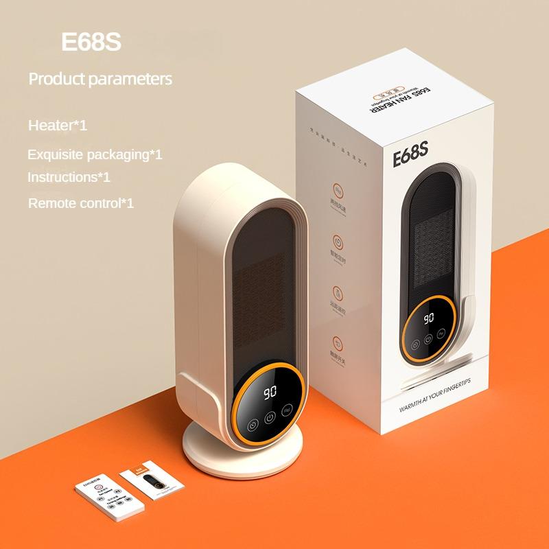 Air Heater 1200W For Room LCD Touch Screen Display Fast Space Heating Two Gears Timeable Electric Heaters