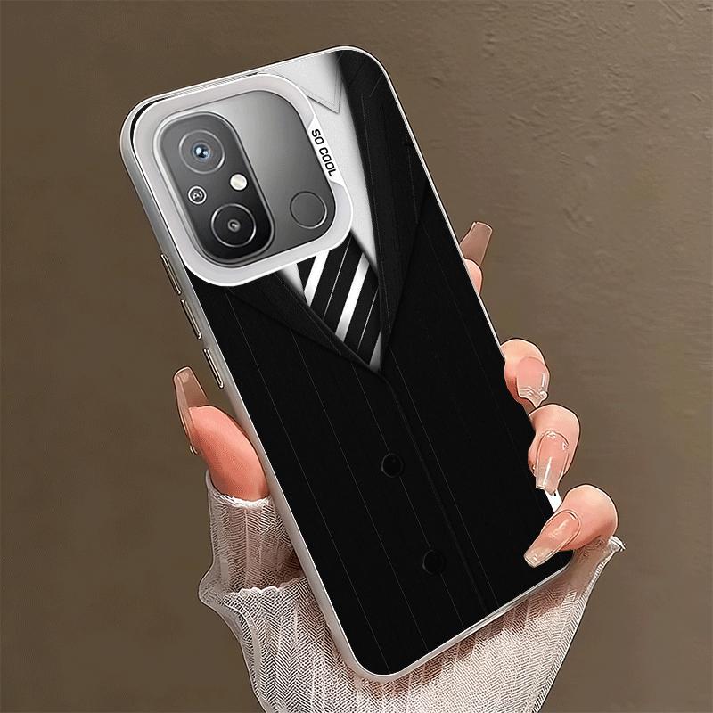 Man Suit Shirt Tie Cool Soft Phone Case for Xiaomi Redmi 15C 15 14C 13C 12C Poco X5 X6 X7 Pro X3 F8 F7 Ultra M8 13 12 Cover Back