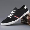 Spring Men's Lightweight Breathable Cloth Shoes - Comfortable, Versatile Lace-up