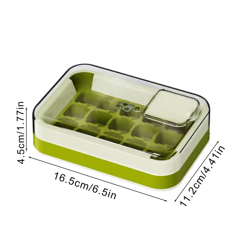 Ice Tray Mold Household Whiskey Reusable Ice Cubes Press For Quick Ice Release Ice-Making Storage Box Freezing Ice Cubes