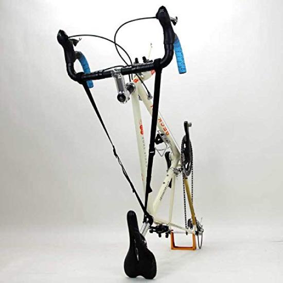 

Замок на руль R250 с черным ремнем для транспортировки велосипеда, чёрный