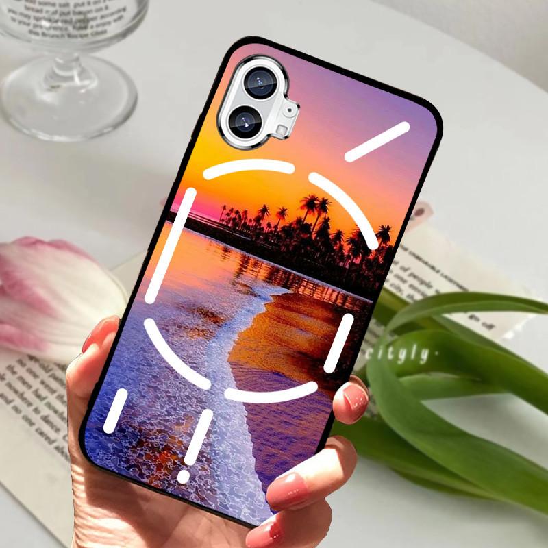 Hülle Für Nothing Phone 1 Hülle Stoßfest Schwarzer Bumper Rückseite Handyhülle Für Nothing Phone 2 Eins zwei Hülle Funda Nothingphone2