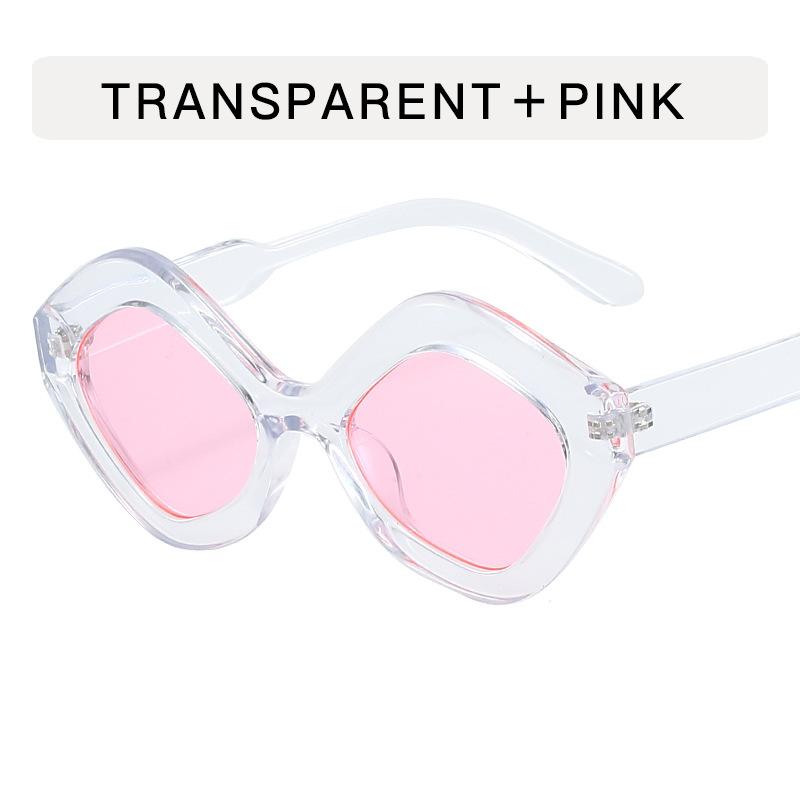 Polygon Shape Designer Sunglasses Woman Vintage Style UV Protection Men Sun Glasses High Quality Women's Glasses