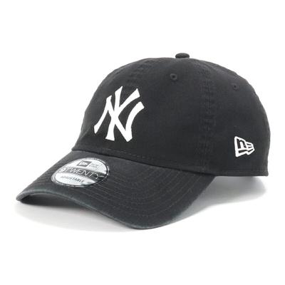 New Era 9TWENTY Low Cap MLB NY Schwarz/Weiß FREE 920 GEWASCHEN NEYYAN BLK SWHT 23J