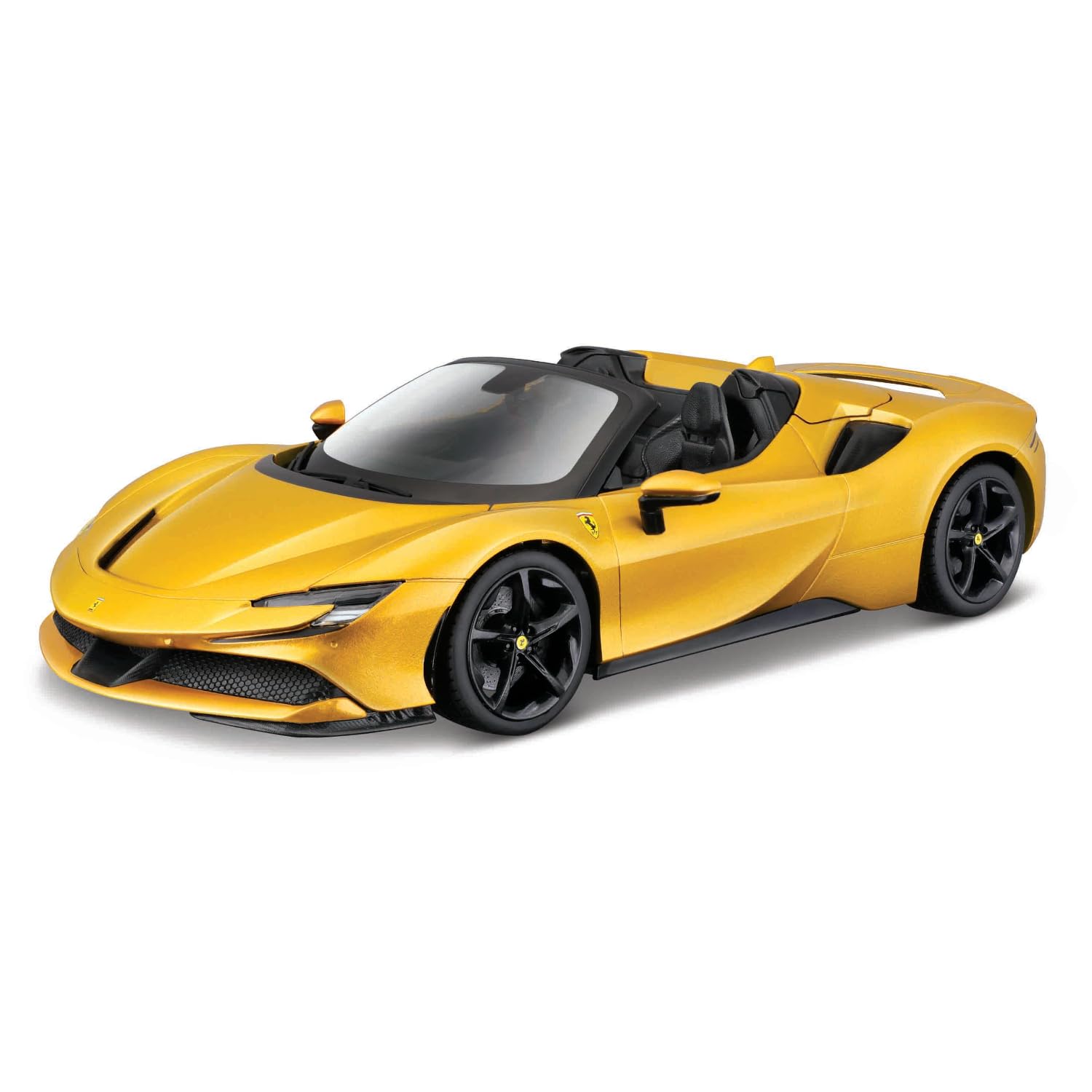 

Bburago Scale Ferrari SF90 Stradale Spider Gold Diecast Model Finished GD 1/18 / Car, Model, 18-16016