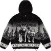 Supreme B.B.. Giacca in pile con cappuccio reversibile Simon Nero