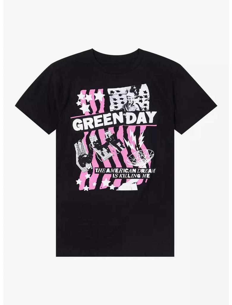 Summer Men  Green Day T-shirts  Printed Knit Plus Size T-Shirt Oversized T Shirt  Y2k Top  Harajuku  Gothic Women Clothing