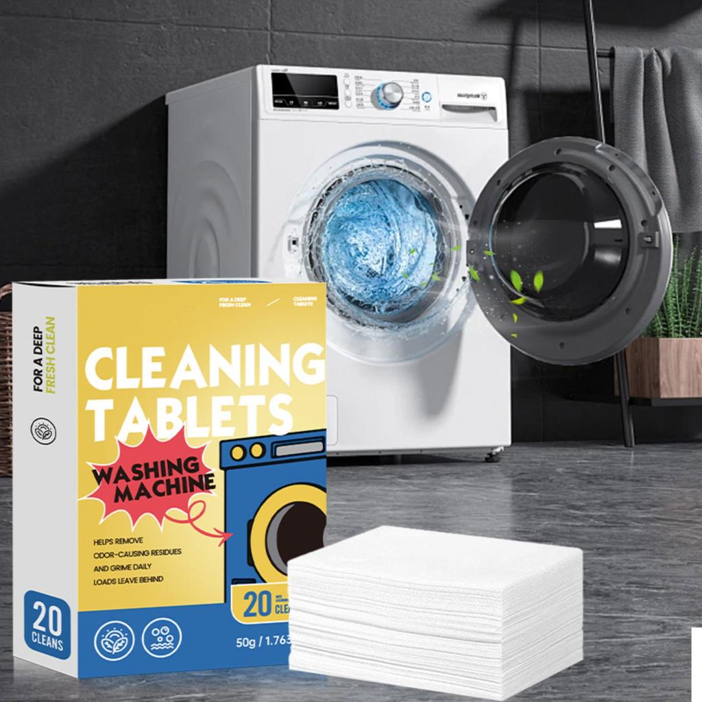 Waschmaschinen-Reinigungstabletten, vollautomatische Desinfektions- und Sterilisations-Reinigungstabletten, Haushaltswaschmaschine, tiefe Fleckenentfernung