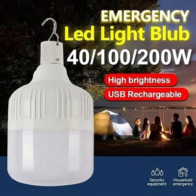USB Rechargeable LED Camping Lantern High Brightness Portable Outdoor Light Emergency Tent Lamp for Fishing Hiking Night Use