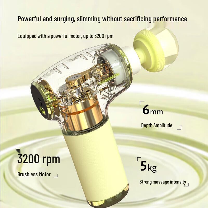 HEZHENG Jelly Mini Portable Massage Gun