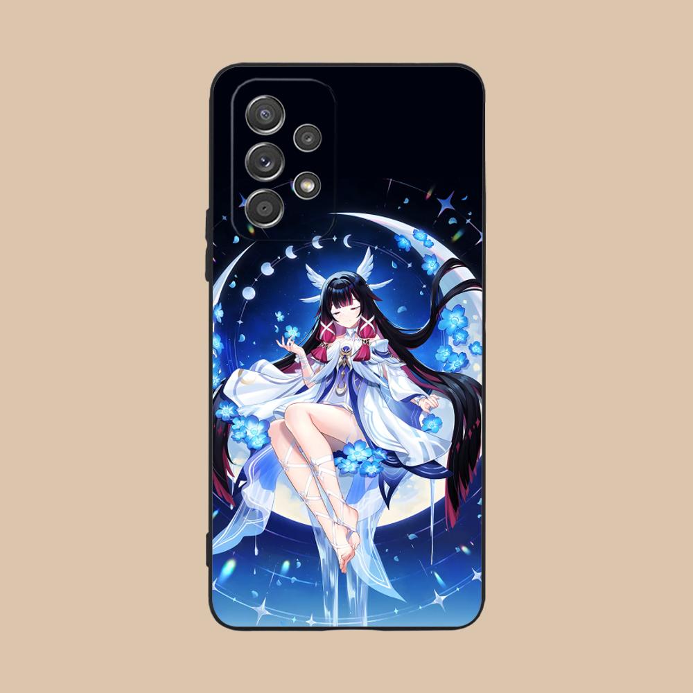 Genshin Impact Columbina Phone Case for Samsung Galaxy A56 55 54 53 52 51 36 35 34 23 16 15 5G Colorful Cover Cellphones Cover